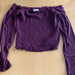 Hollister Off the shoulder Long sleeve